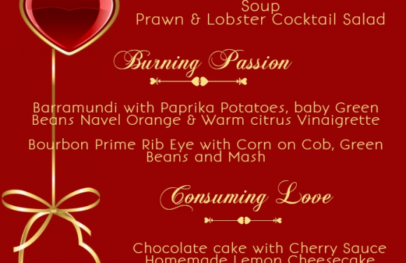 Special Menu at Hogs Breath